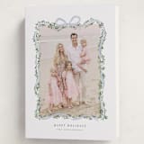 "Ribbonly Frame" - Holiday Cards in Juniper by Itsy Belle Studio - Folded Card