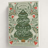 "Ornate Tree" - Holiday Cards in Leaf by Kristen Smith - Folded Card