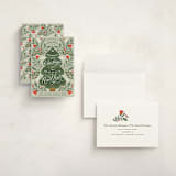 "Ornate Tree" - Holiday Cards in Leaf by Kristen Smith - Assembled