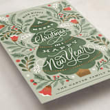 "Ornate Tree" - Holiday Cards in Leaf by Kristen Smith - Detail