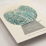 "Winter Forest Snow Globe" - Holiday Cards in Wintergreen by Ani Somi - Detail