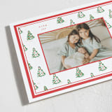 "Little Trees" - Holiday Cards in Candy Cane by Corinne Malesic - Detail