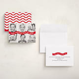 "Bouncy" - Holiday Cards in Santa Suit by Up Up Creative - Assembled
