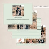 "Adored" - Holiday Cards in Hunter by Kasia Labocki - Back of Card Options