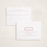 "preppy curved frame" - Holiday Cards in Peppermint by Rebecca Durflinger - FREE Recipient Addressing