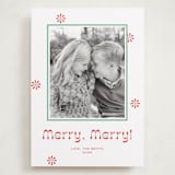 "Peppermint" - Holiday Cards in Candy Cane by Megan Davis - Front