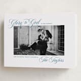 "The Highest" - Holiday Cards in Something Blue by Alston Foster - Folded Card