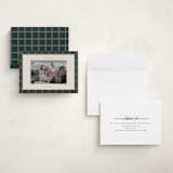 "Plaid Peace" - Holiday Cards in Wreath by Makewells - Assembled