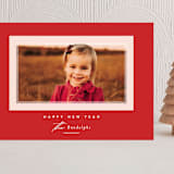 "Prism" - Holiday Cards in Holly Berry by Jessica Williams - Front
