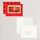 "Prism" - Holiday Cards in Holly Berry by Jessica Williams - Assembled