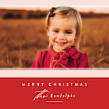 "Prism" - Holiday Cards in Holly Berry by Jessica Williams - Detail