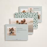 "a married christmas" - Holiday Cards in Sage by Hooray Creative - Back of Card Options