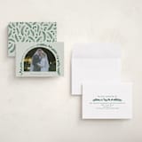 "a married christmas" - Holiday Cards in Sage by Hooray Creative - Assembled