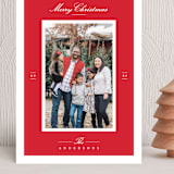 "Effortless Charm" - Holiday Cards in Raspberry by Tatiana Nogueiras - Front