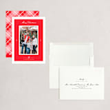 "Effortless Charm" - Holiday Cards in Raspberry by Tatiana Nogueiras - Assembled