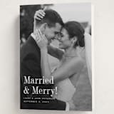 "Eternally Merry" - Holiday Cards in Snow by Megan Davis - Folded Card