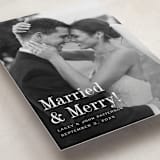 "Eternally Merry" - Holiday Cards in Snow by Megan Davis - Detail