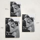 "Eternally Merry" - Holiday Cards in Snow by Megan Davis - Formats Available