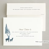 "Forest" - Holiday Cards in Blue Spruce by Jenna Holcomb - FREE Recipient Addressing