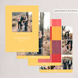 "Color Nouveau" - Holiday Cards in Sunshine by Rebecca Daublin - Back of Card Options