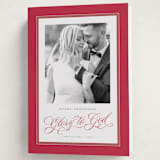 "Christmas Glory" - Holiday Cards in Ruby by Alston Foster - Folded Card
