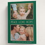 "Peaceful Pair" - Holiday Cards in Pine by Lindsay Megahed - Folded Card