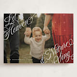 "Let Heaven & Nature Sing" - Holiday Cards in Snow by Stacy Maalouf - Front