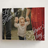 "Let Heaven & Nature Sing" - Holiday Cards in Snow by Stacy Maalouf - Folded Card