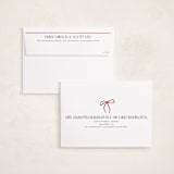 "frame bow" - Holiday Cards in Buttercream by Vivian Yiwing - FREE Recipient Addressing