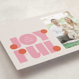 "pop joy" - Holiday Cards in Candied Grapefruit by Lori Wemple - Detail