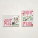 "pop joy" - Holiday Cards in Candied Grapefruit by Lori Wemple - Photo Orientation Options