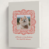 "Friendly Frame" - Holiday Cards in Berry by mo kelley - Folded Card