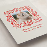"Friendly Frame" - Holiday Cards in Berry by mo kelley - Detail
