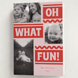 "Ski Slope" - Holiday Cards in Winter Rose by Baumbirdy - Folded Card