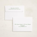 "Duplicity" - Holiday Cards in Mint by Inkblot Design - FREE Recipient Addressing