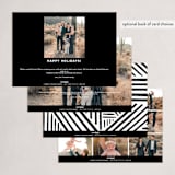 "All is Bright" - Holiday Cards in Frost by Pink House Press - Back of Card Options