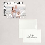"All is Bright" - Holiday Cards in Frost by Pink House Press - Assembled
