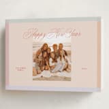 "Sunny New Year" - Holiday Cards in Sunrise by Meg Gleason - Folded Card