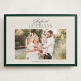 "refined bliss" - Holiday Cards in Evergreen by Carolyn Nicks - Front