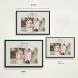 "refined bliss" - Holiday Cards in Evergreen by Carolyn Nicks - Formats Available