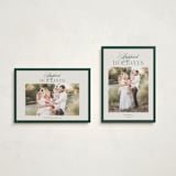 "refined bliss" - Holiday Cards in Evergreen by Carolyn Nicks - Photo Orientation Options