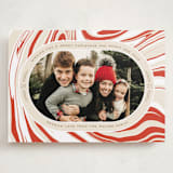 "Peppermint Flavor" - Holiday Cards in Peppermint by Oscar and Emma - Karly Depew - Front