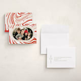 "Peppermint Flavor" - Holiday Cards in Peppermint by Oscar and Emma - Karly Depew - Assembled