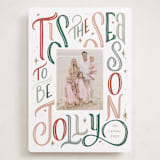 "Jolly Season" - Holiday Cards in Classic by Leah Bisch - Front