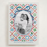 "Patchwork Christmas" - Holiday Cards in Wintermint by Paper Sun Studio - Front