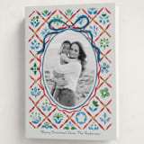 "Patchwork Christmas" - Holiday Cards in Wintermint by Paper Sun Studio - Folded Card