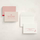 "Inbox" - Holiday Cards in Peppermint by Olivia Kanaley Inman - Assembled