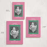 "Colorblock" - Holiday Cards in Watermelon by AK Graphics - Formats Available