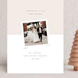 "Half and Half" - Holiday Cards in Spun Sugar by Up Up Creative - Front