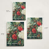 "Pomegranate" - Holiday Cards in Crimson by Wendy Keller - Formats Available